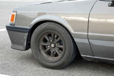 三菱 ランサーEX1800ターボ:この時代のクルマにはワタナベ・エイトスポークがよく似合う