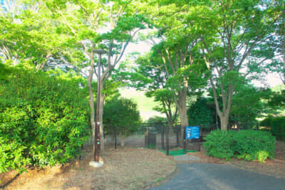 北陸自動車道上り・神田PA :緑に囲まれたドッグランを完備