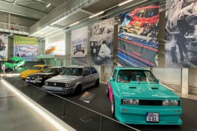 ジンスハイム・ミュージアム:いまは随分と少なくなりましたが、このようなチューニング車両も、たまに道路で見掛けると楽しくなります