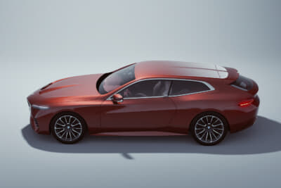 BMWコンセプト・スピードトップ：2トーン仕上げの専用14本スポークホイールがエレガントさに磨きをかける。煌めく足もとは、ただただエレガント