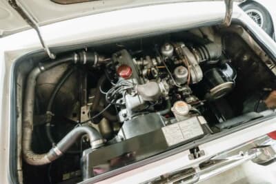 日野 コンテッサ1300クーペ：機関も日頃から短い距離でも乗るなどして良好な状態を保つ