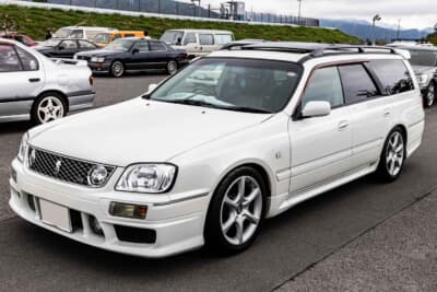 日産ステージア、三菱レグナムなどの今はなきステーションワゴンも集まった