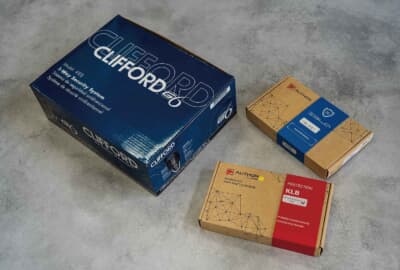 クリフォード＆オーサーアラーム：クリフォードもオーサーアラームも取り扱うクレヴァーズ。組み合わせてより強固な防犯システムを作り出すことも可能だ