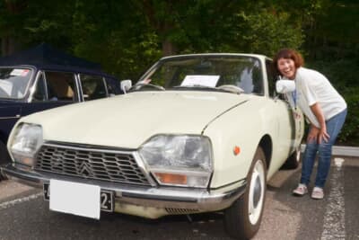 シトロエン GSサービス：今回のイベントに間に合わせるべくメンテナンスを進め、伊藤さんの地元である福井から、GSでの自走参加が叶った