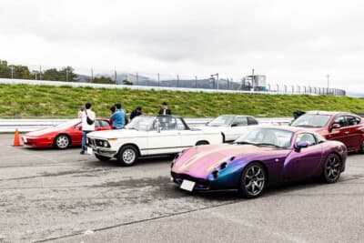 TVRタスカンなど欧州車の参加も少なくない