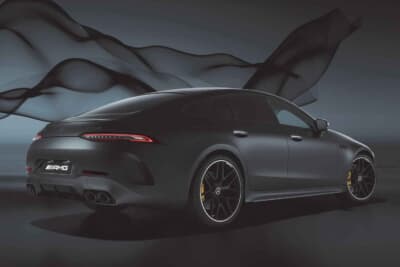 メルセデスAMG GT53 4MATIC+(ISG) Final Edition:フロントスプリッター/サイドスカート/リアディフューザーにカーボン素材を採用