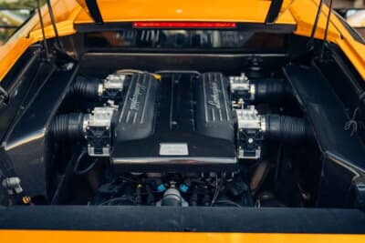 26万4500ユーロ（邦貨換算約4645万円）で落札されたランボルギーニ「ムルシエラゴLP640」（C）Courtesy of Broad Arrow