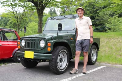 スズキ ジムニー：2010年にスタートしたFree Motor Meetingの初回、その後もときどき参加している“SGOKさん”。クルマは「空気みたいなもの」と話す