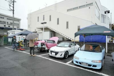 ビートそしてS660のスペシャルショップ、そして両車に関する商品を扱うメーカーがブースを展開。商品やデモカーを出展して、ユーザーたちへ新しい情報を発信していた