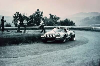 62万5000ユーロ（邦貨換算約1億1000万円）で落札されたランチア「HFストラトス グループ4仕様車」（C）Courtesy of Broad Arrow