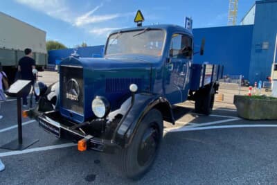 ジンスハイム・ミュージアム:こちらはメルセデスがミュージアムから持ってきた展示クルマです