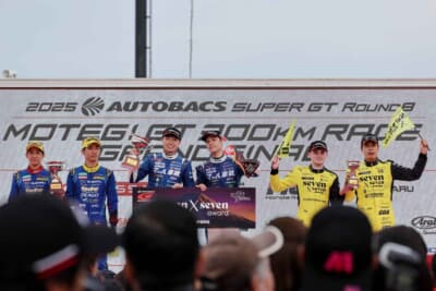 トップチェッカーはマッハ号、2位はSUBARU、3位はseven × sevenであった