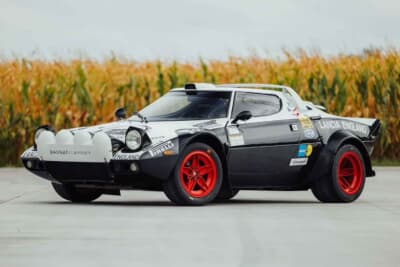 62万5000ユーロ（邦貨換算約1億1000万円）で落札されたランチア「HFストラトス グループ4仕様車」（C）Courtesy of Broad Arrow