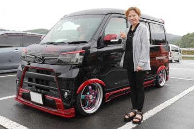 貴美子さんとダイハツ アトレーワゴン