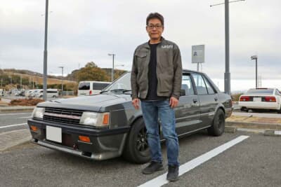 三菱 ランサーEX1800ターボ:オーナーの中村さんは、40年ぶりに再びランタボライフを満喫している
