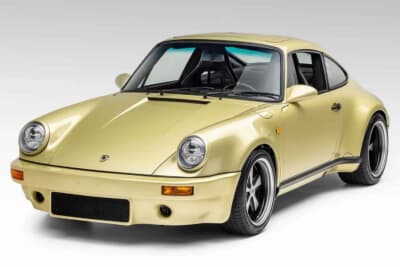 85万ドル~110万ドル(邦貨換算約1億2510万円~約1億6190万円)現在も販売中のRUF「カレラ 3.4 ゴールドフィンガー」C)Courtesy of Broad Arrow