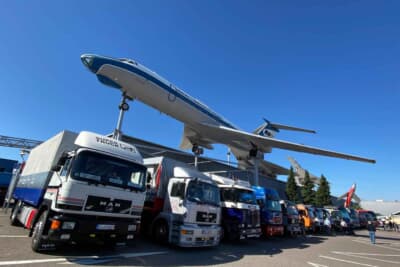 ジンスハイム・ミュージアム:このエリアにはMANのトラックが並んでいました