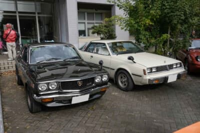 クラシックカー フェスティバル in 桐生では国籍別に車両が展示される。その盛況ぶりがうかがえる