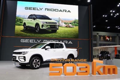 バンコク国際モーターショー2025:GEELY RIDDARAはBEVピックアップトラック
