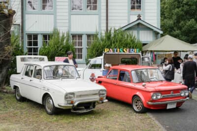 クラシックカー フェスティバル in 桐生では国籍別に車両が展示される。その盛況ぶりがうかがえる