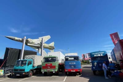 ジンスハイム・ミュージアム:この日は天気も良く、最高のイベント日和でした