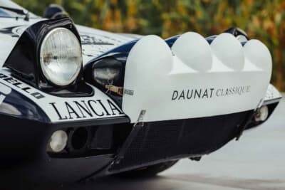 62万5000ユーロ（邦貨換算約1億1000万円）で落札されたランチア「HFストラトス グループ4仕様車」（C）Courtesy of Broad Arrow