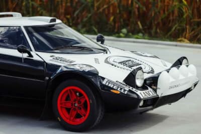 62万5000ユーロ（邦貨換算約1億1000万円）で落札されたランチア「HFストラトス グループ4仕様車」（C）Courtesy of Broad Arrow