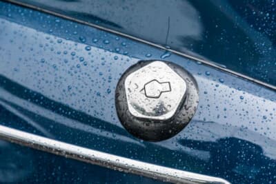 ボルボ PV544:給油キャップもオシャレだ