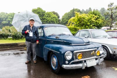 オーナーの呉さんとボルボ PV544