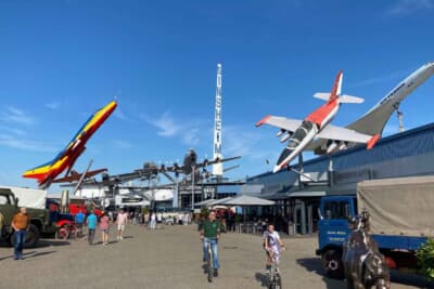 ジンスハイム・ミュージアムの展示ホールの入口近辺