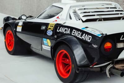 62万5000ユーロ（邦貨換算約1億1000万円）で落札されたランチア「HFストラトス グループ4仕様車」（C）Courtesy of Broad Arrow