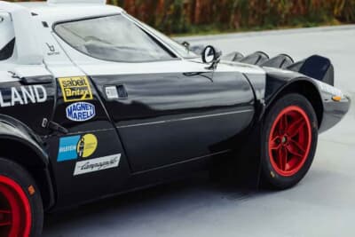 62万5000ユーロ（邦貨換算約1億1000万円）で落札されたランチア「HFストラトス グループ4仕様車」（C）Courtesy of Broad Arrow