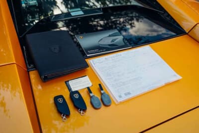 26万4500ユーロ（邦貨換算約4645万円）で落札されたランボルギーニ「ムルシエラゴLP640」（C）Courtesy of Broad Arrow