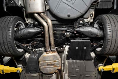 6万4400ドル(邦貨換算約948万円)で落札されたメルセデス・ベンツ「E55 AMG」(C)Courtesy of Broad Arrow