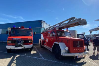 ジンスハイム・ミュージアム:旧消防クルマの参加もありました