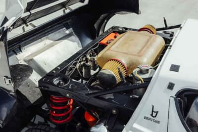 62万5000ユーロ（邦貨換算約1億1000万円）で落札されたランチア「HFストラトス グループ4仕様車」（C）Courtesy of Broad Arrow