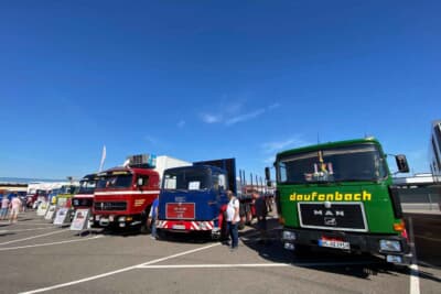 ジンスハイム・ミュージアム:普段はミュージアムに隣接するメイン駐車場でイベントが開催されていました