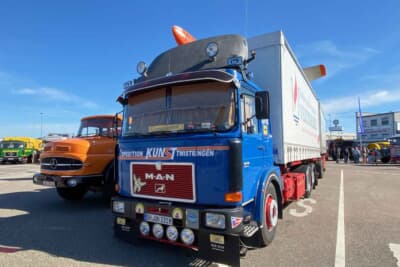 ジンスハイム・ミュージアム:末尾にHが付くヒストリックナンバーのトラックを見かけました。ここに集まった愛しいトラックやバスは、本当に大切に整備をしながら保存されていることを実感しました