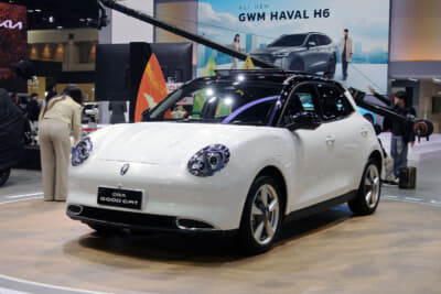 バンコク国際モーターショー2025:中国のEVメーカーGWMのORA