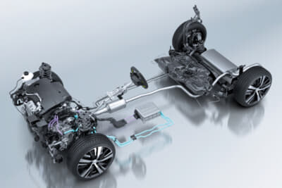 プジョー208GTハイブリッド:上級グレードの3008と同様のハイブリッドシステムを搭載する208は、6速デュアルクラッチトランスミッションを搭載