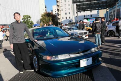 オーナーの般若さんとスバルアルシオーネSVX S3