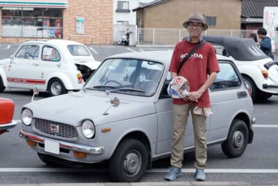 1970年式 ホンダN III 360とオーナーの川村圭一さん
