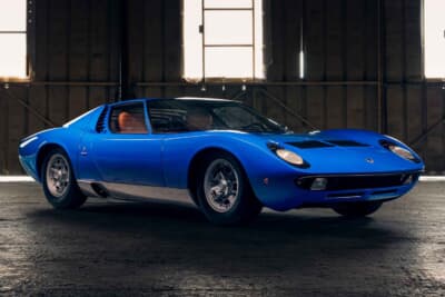 129万8750英ポンド（邦貨換算約2億6900万円）で落札されたランボルギーニ「P400ミウラ」（C）Courtesy of RM Sotheby's