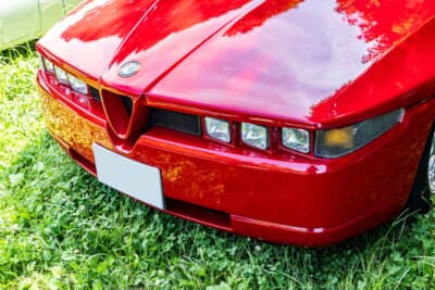 アルファ ロメオ RZ：好きなポイントはショートホイールベースとライト周り、アルファらしいグリルのデザインだとか