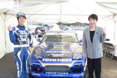 高市早苗首相は2025年初頭に、D1グランプリ最終戦・東京台場に来賓として姿を見せた