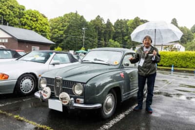 オーナーの是枝氏とサーブ96