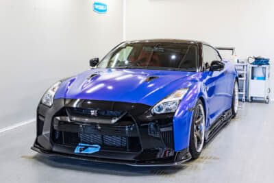 BABY EYE'sにて施工中の日産 R35型 GT-R