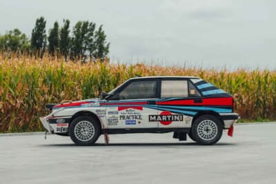 27万250ユーロ(邦貨換算約4760万円)で落札されたランチア「デルタHF インテグラーレ 8V マルティーニ ランチア ワークス サファリ Gr.A」(C)Courtesy of Broad Arrow