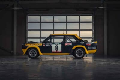 32万ユーロ〜38万ユーロ（邦貨換算約5620万円〜約6670万円）で現在も販売中のフィアット「131アバルト ラリー」（C）Courtesy of Broad Arrow