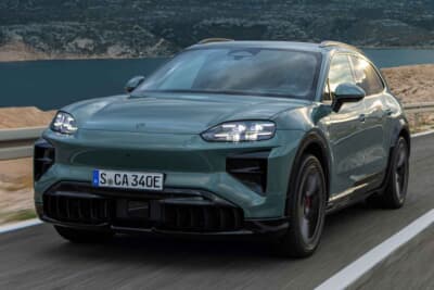 ポルシェ・カイエン・エレクトリック:空気抵抗係数0.25のクラストップレベルの空力性能を備えたフォルム